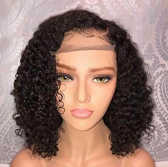 Brazilian Beauty Curly Lace Front Wig 12-14 inches - Thumbnail 4