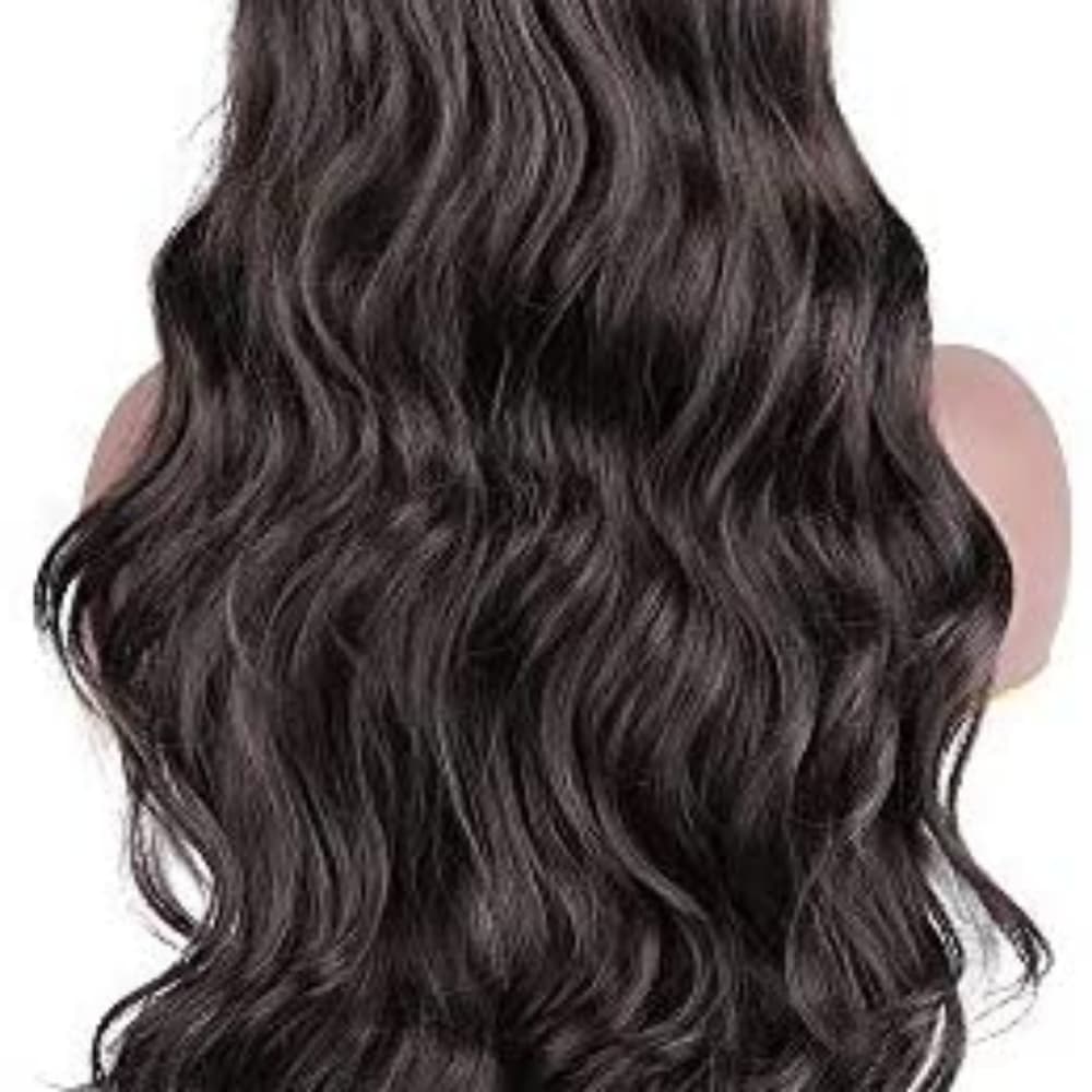 Brown Wavy Full Wig - Thumbnail 6