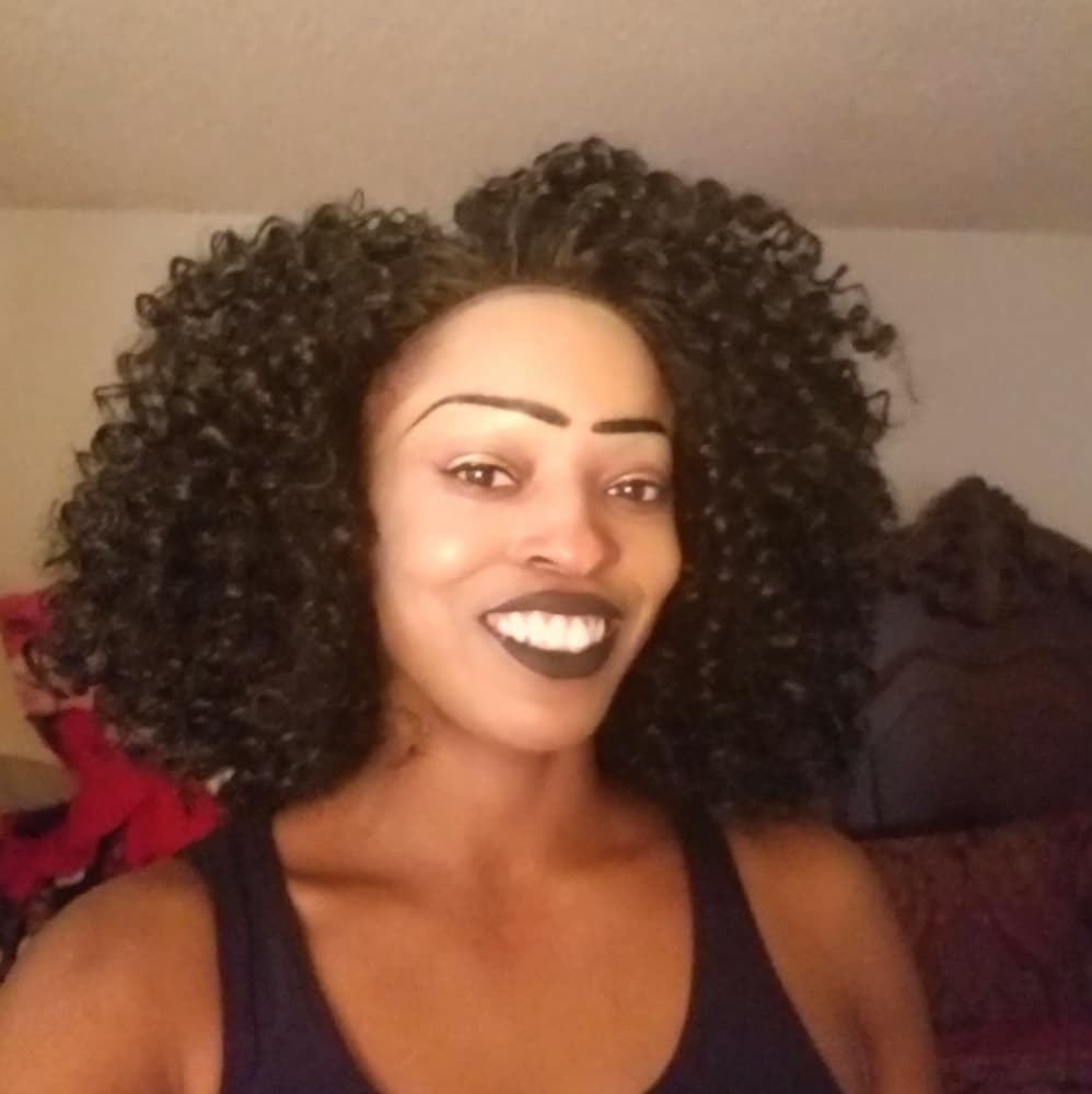 Big Curly Lace Front Wig - Thumbnail 2
