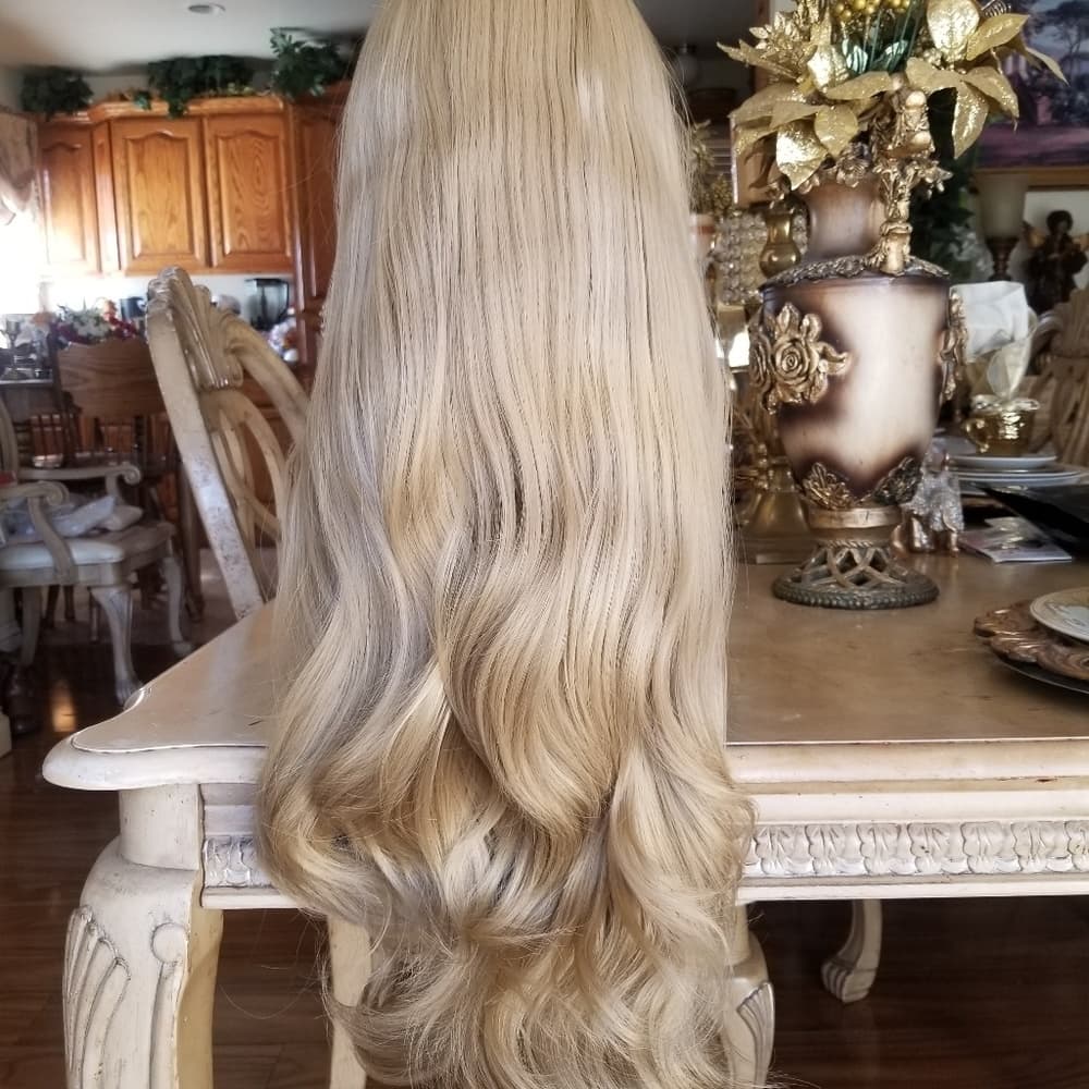 Ash Blonde Beauty Lace Front Wig - Thumbnail 2