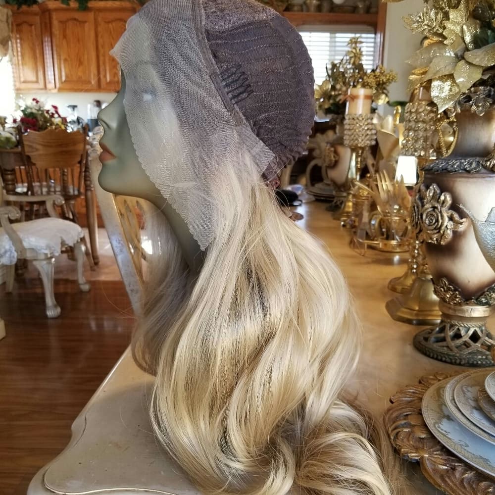 Ombre Blonde Beauty Lace Front Wig - Thumbnail 4