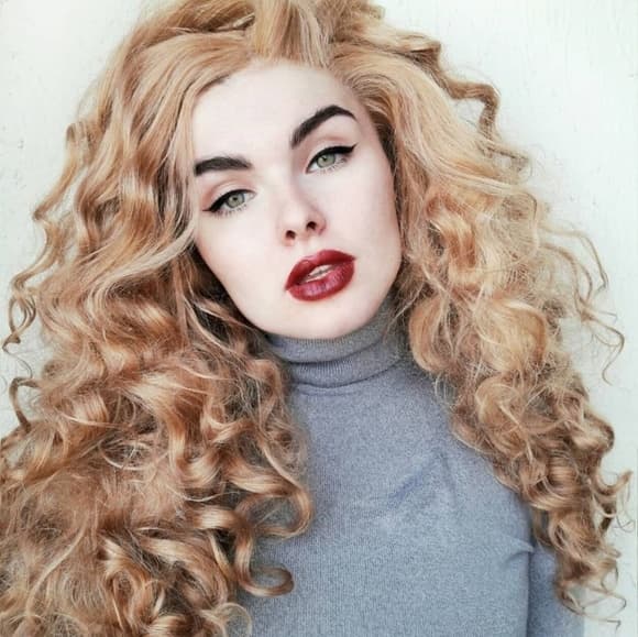 Auburn Blonde Mix Lace Front Wig - Thumbnail 5