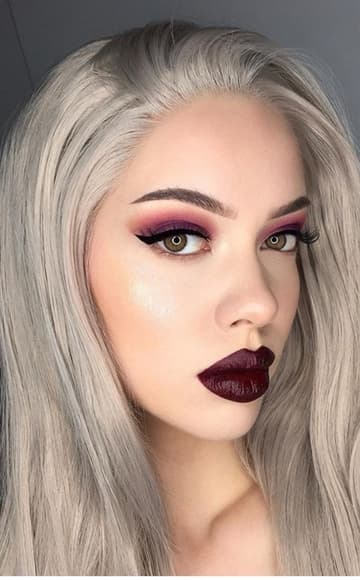 White Gray Beauty Lace Front Wig - Thumbnail 3