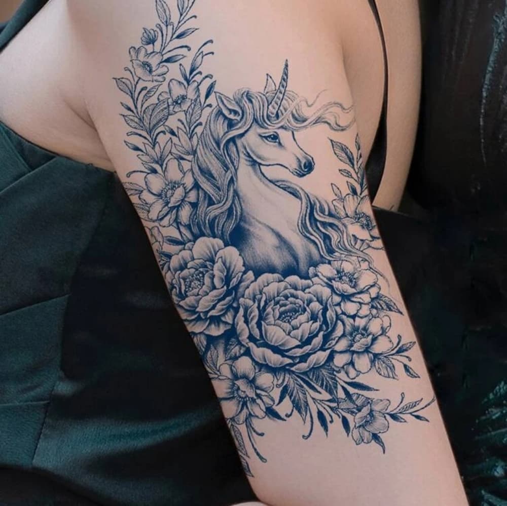 Sexy Women Body Art Temporary Tattoo - Thumbnail 2