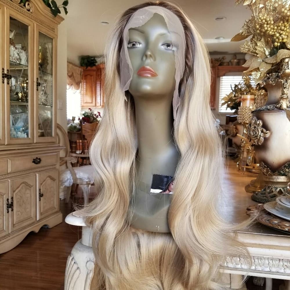Ombre Blonde Beauty Lace Front Wig - Thumbnail 6