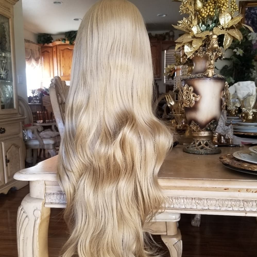 Ash Blonde Beauty Lace Front Wig - Thumbnail 5
