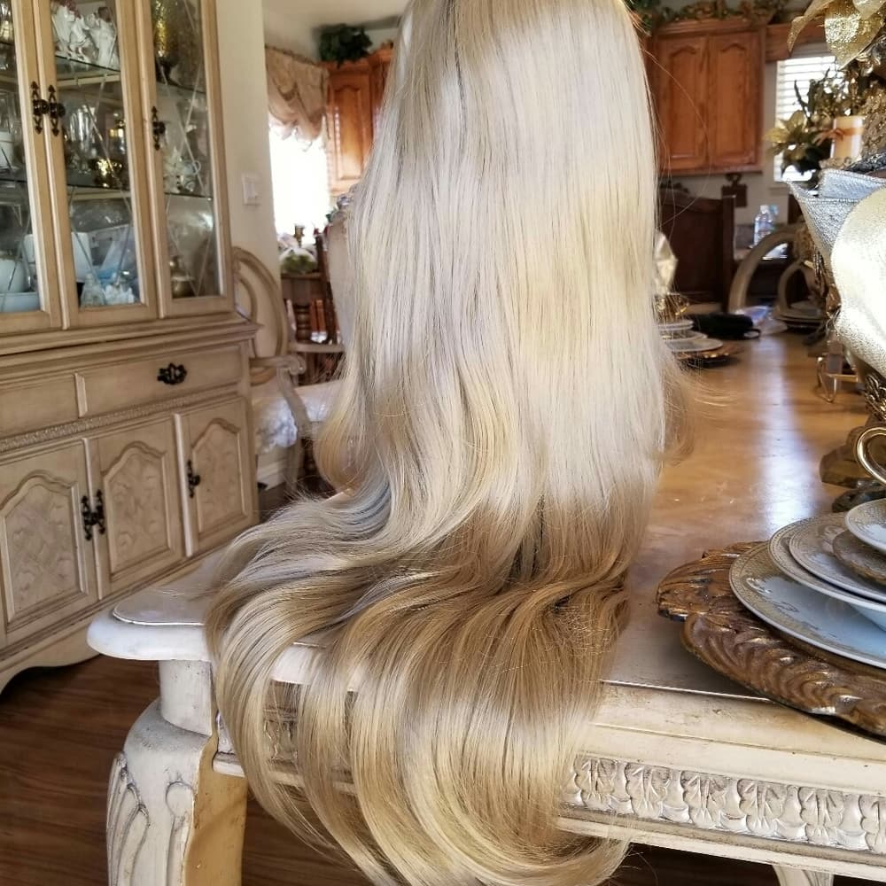 Ombre Blonde Beauty Lace Front Wig - Thumbnail 3