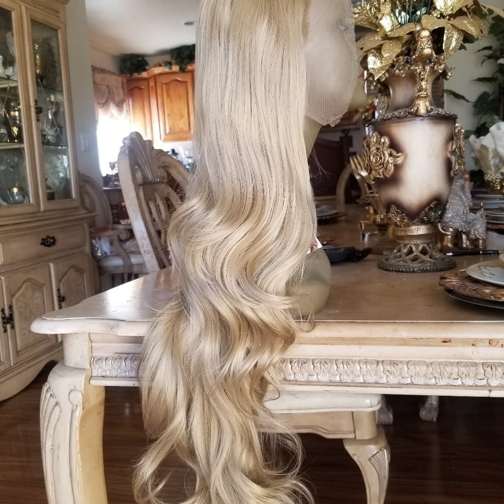 Ash Blonde Beauty Lace Front Wig - Thumbnail 4
