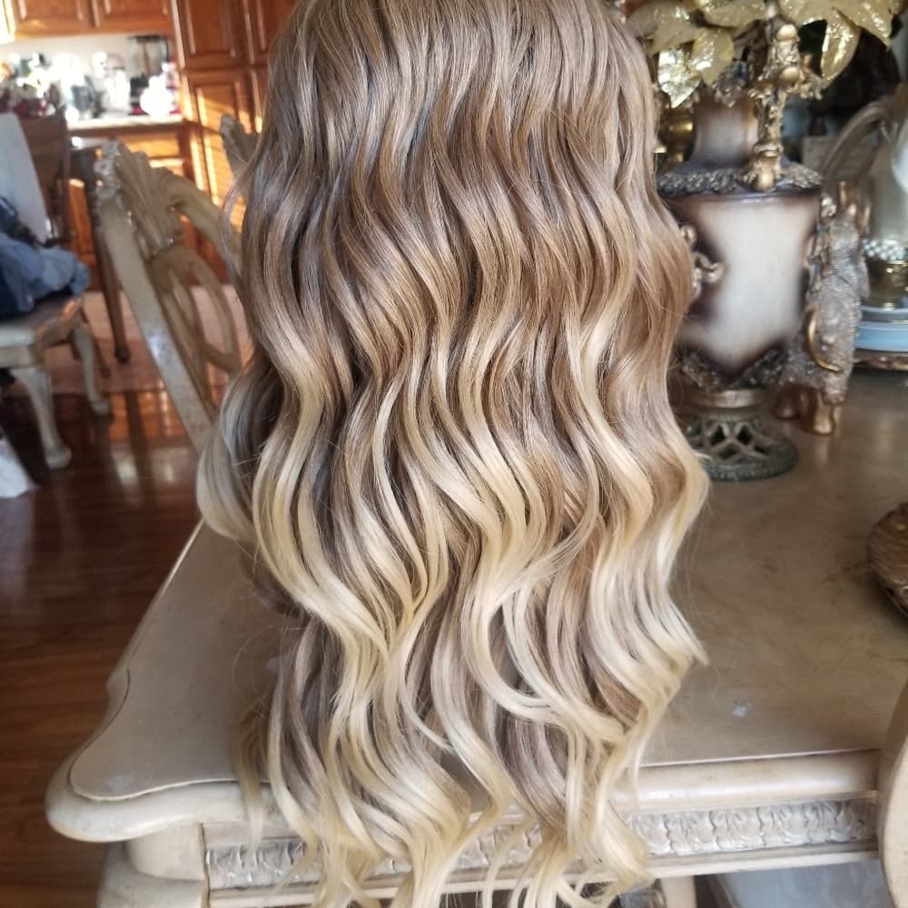 Brown Blonde Beauty Lace Front Wig - Thumbnail 2