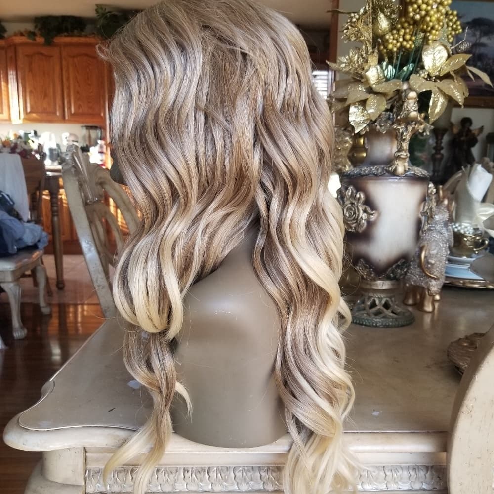 Brown Blonde Beauty Lace Front Wig - Thumbnail 5
