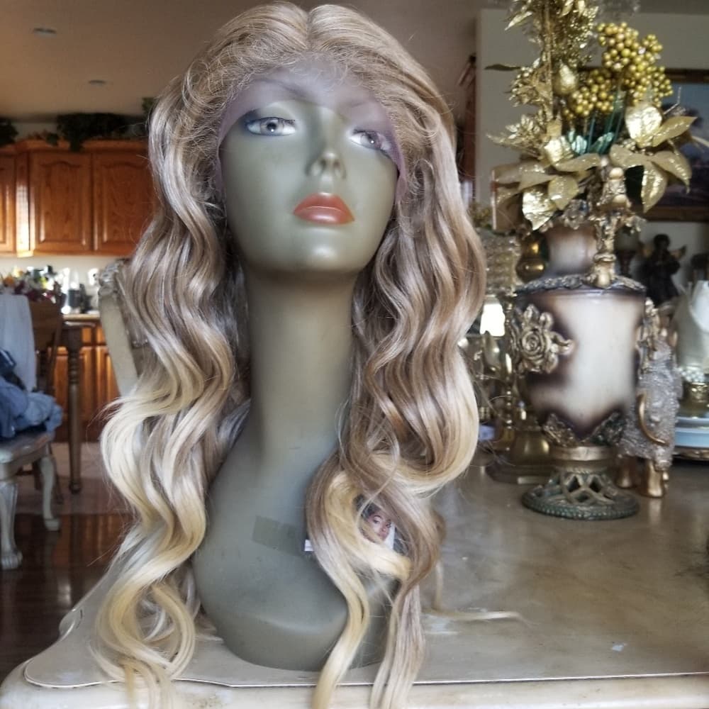 Brown Blonde Beauty Lace Front Wig - Thumbnail 4