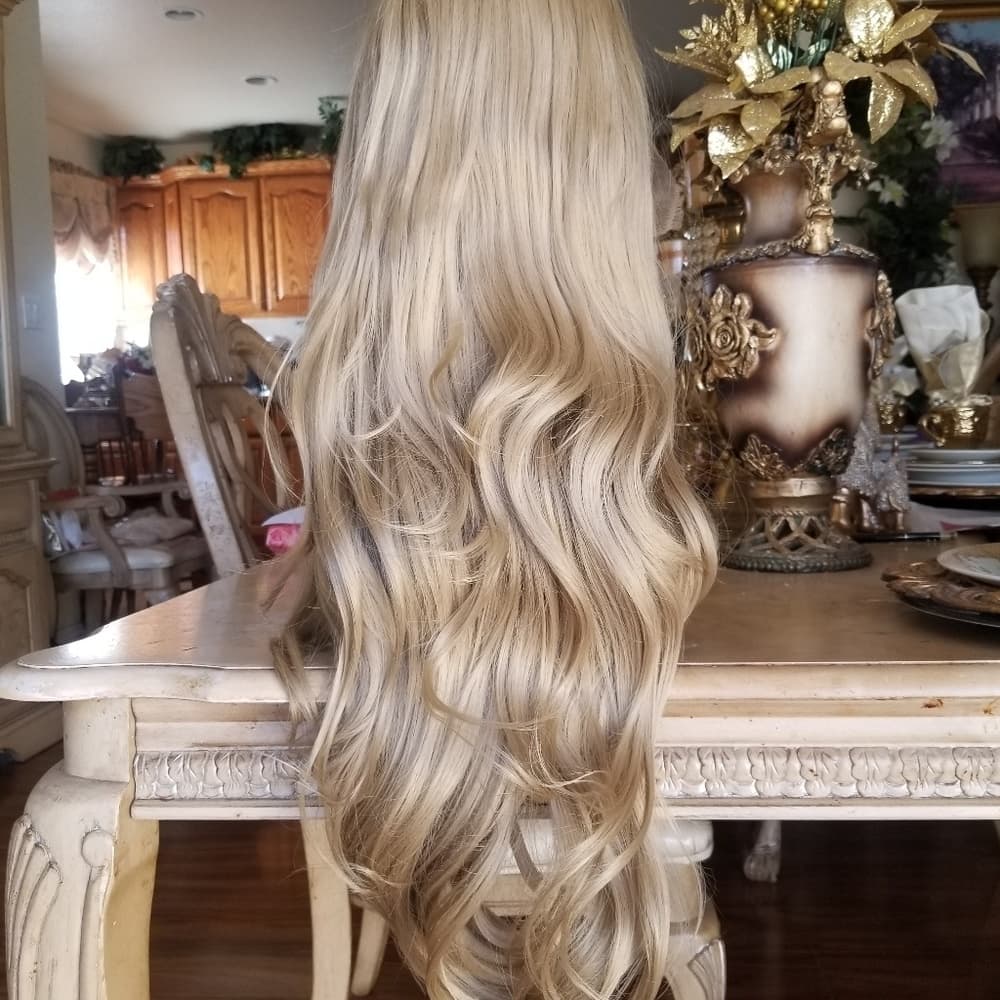 Ash Blonde Beauty Lace Front Wig - Thumbnail 3