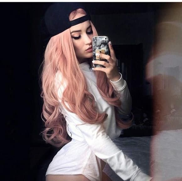 Pink Beauty LaceFront Wig 22-26 inches!! - Thumbnail 2