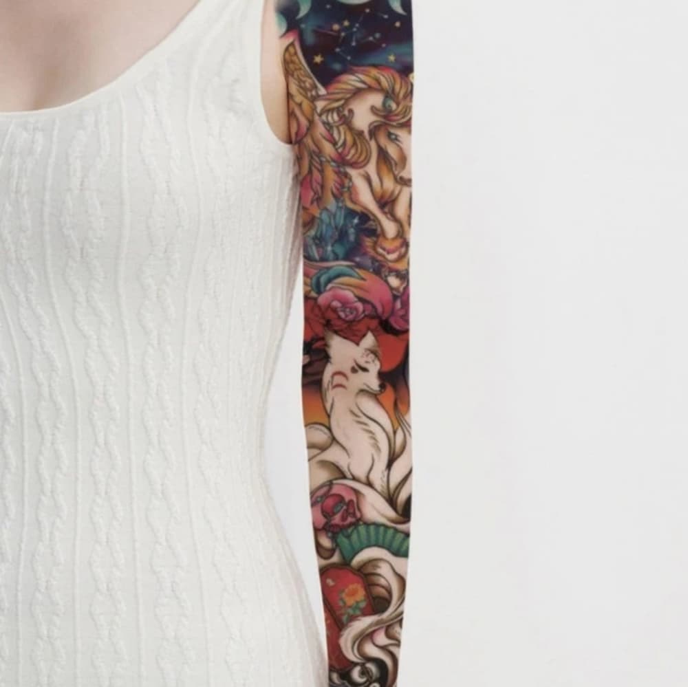 Sexy Women Body Art Temporary Tattoo - Thumbnail 2