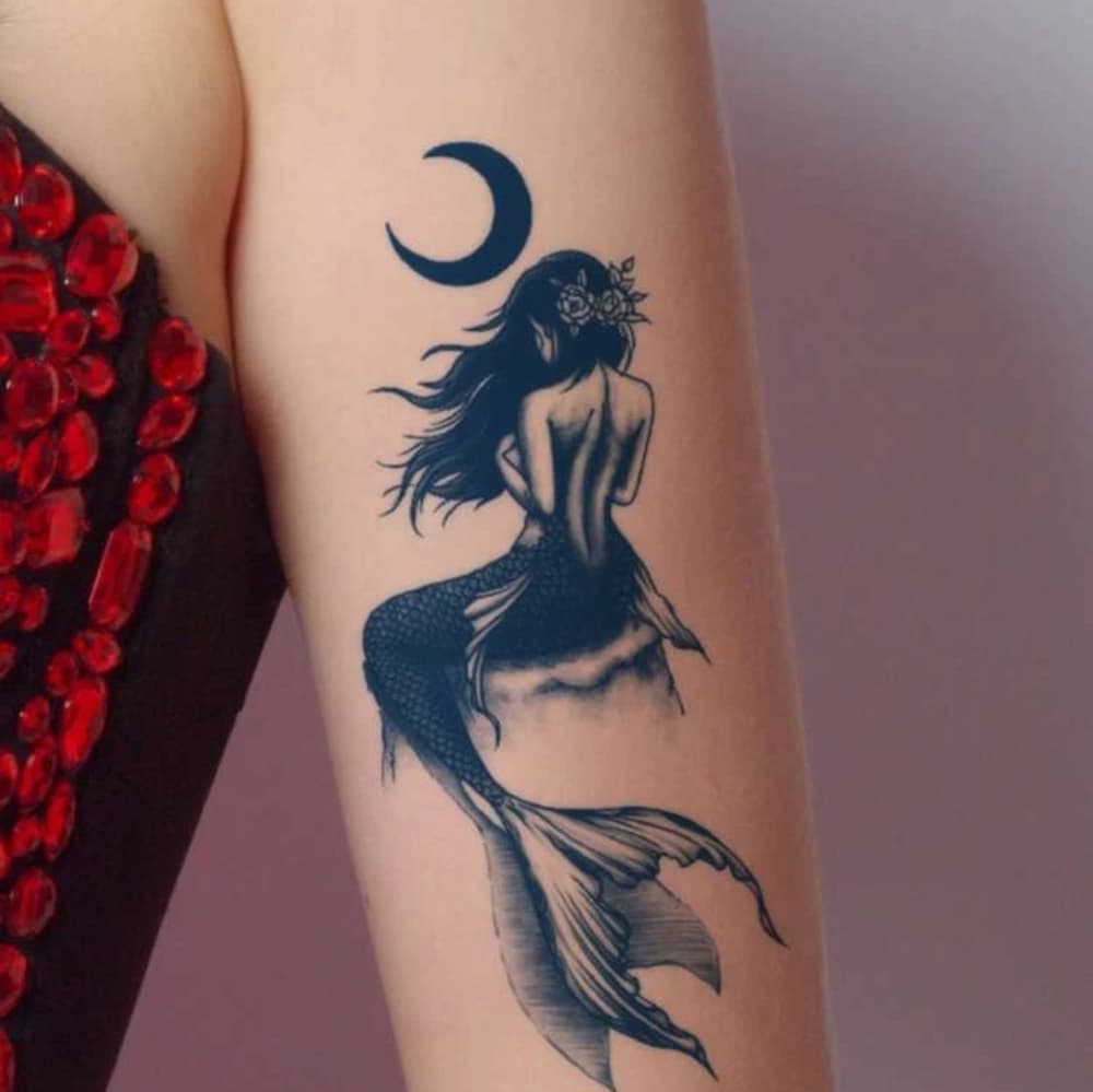 Sexy Women Body Art Temporary Tattoo - Thumbnail 2