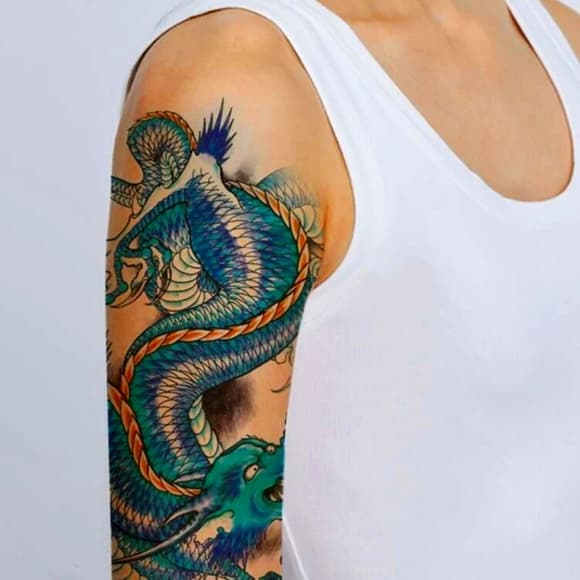 Sexy Women Body Art Temporary Tattoo - Thumbnail 3
