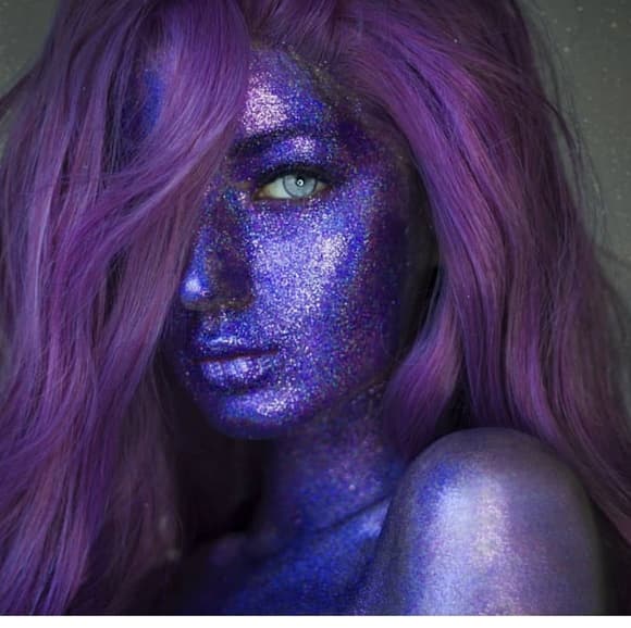 Purple Beauty Lace Front Wig - Thumbnail 2