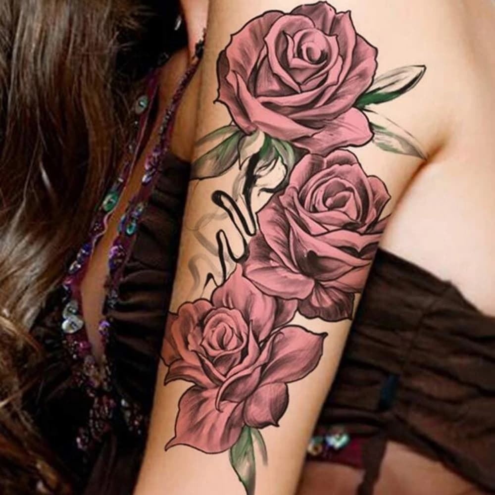 Sexy Women Body Art Temporary Tattoo - Thumbnail 2