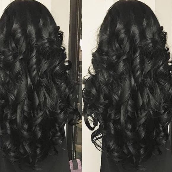 Black Full Head Clip in Extension - Thumbnail 4