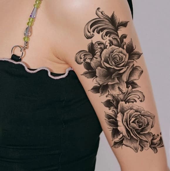 Sexy Women Body Art Temporary Tattoo - Thumbnail 4