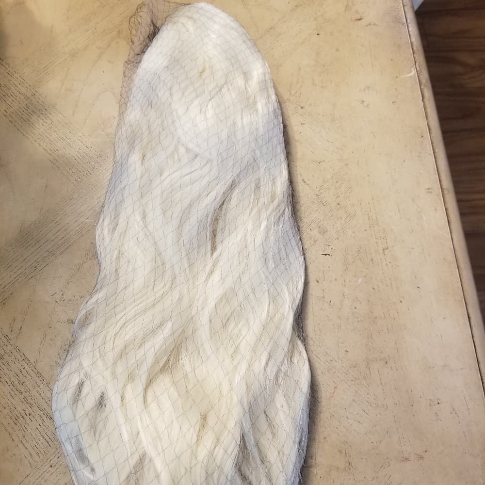 White Blonde Wavy Lace Front Wig 22-24 inches - Thumbnail 12