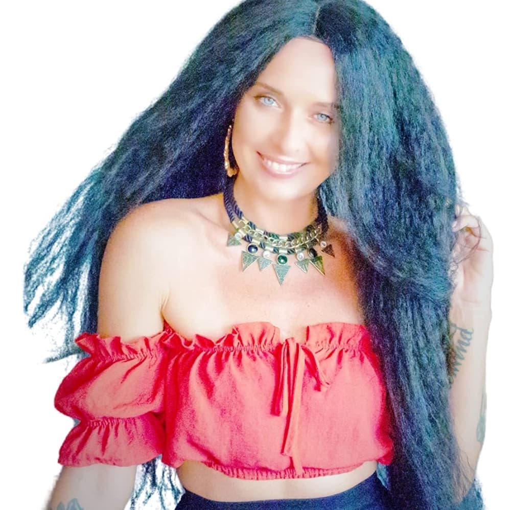 Kinky Straight Lace Front Wig - Thumbnail 6