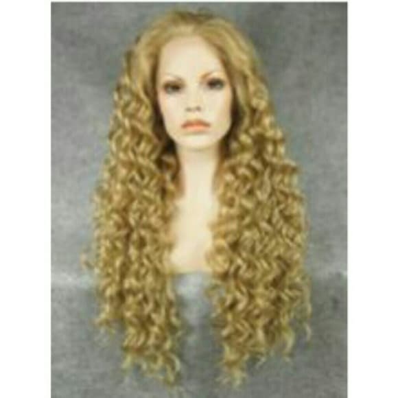 Golden Blonde Lace Front Wig 26 inches!! - Thumbnail 2
