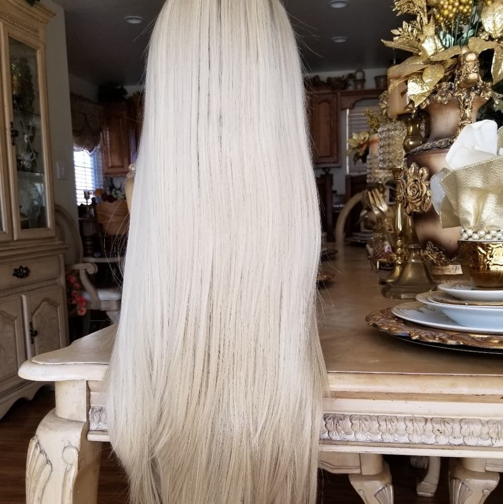 Ombre Blonde Lace Front Wig - Thumbnail 5