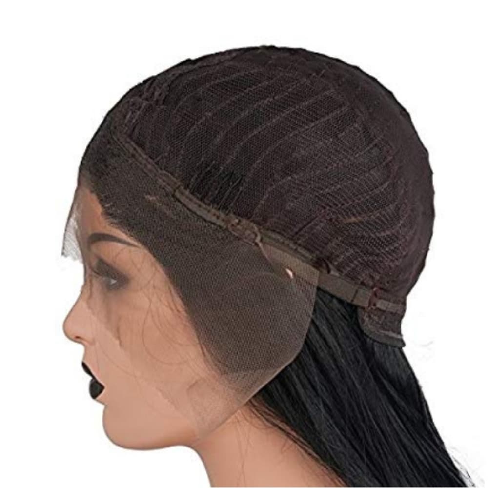 Ombre Black Gray Lace Front Wig - Thumbnail 6