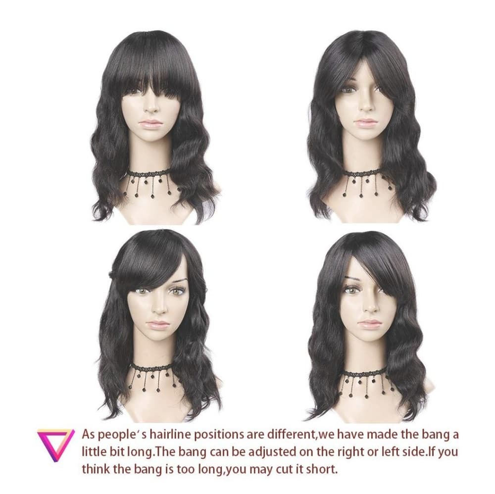 Natural Virgin Human Hair Full Wig - Thumbnail 3