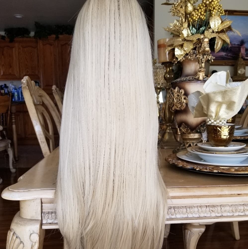 Ombre Blonde Lace Front Wig - Thumbnail 8
