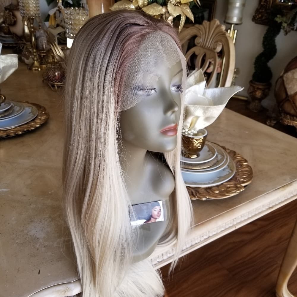Ombre Blonde Lace Front Wig - Thumbnail 6