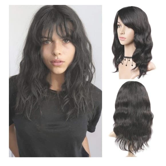 Natural Virgin Human Hair Full Wig - Thumbnail 9