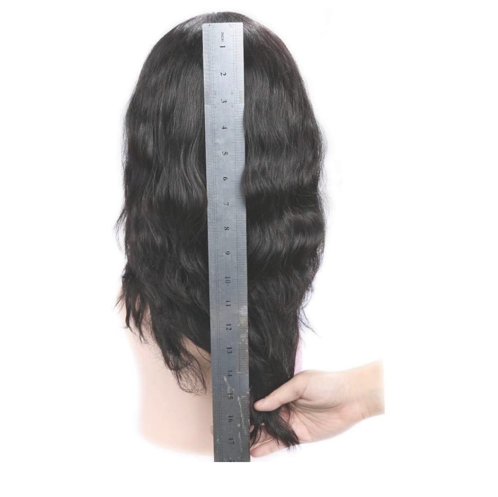 Natural Virgin Human Hair Full Wig