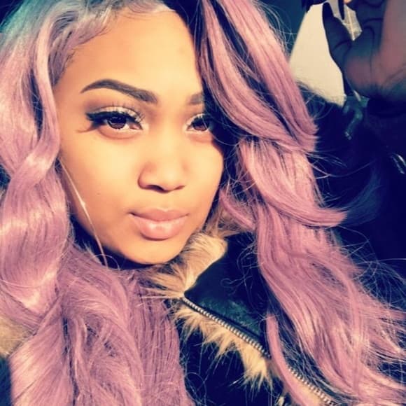 Light Purple Lace Front Wig - Thumbnail 8
