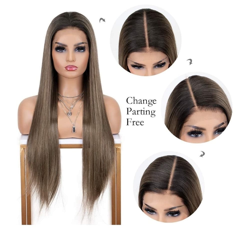 13x6 Brown Ombe Lace Front Wig 22-24 inches - Thumbnail 3