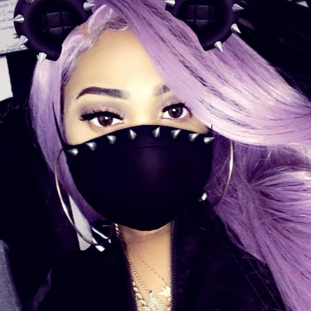 Light Purple Lace Front Wig - Thumbnail 2