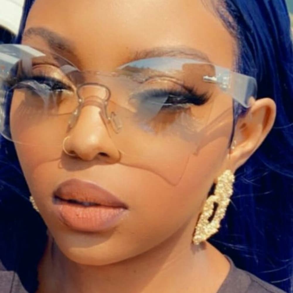 Purple Blue Beauty Lace Front Wig - Thumbnail 2