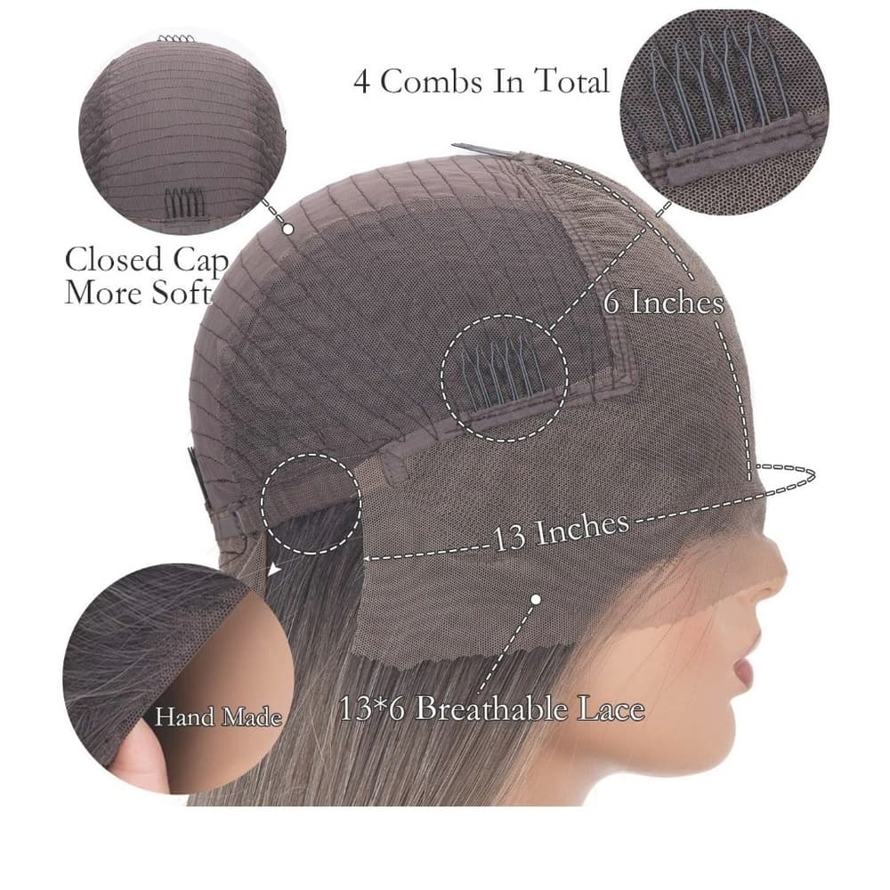 13x6 Brown Ombe Lace Front Wig 22-24 inches - Thumbnail 6