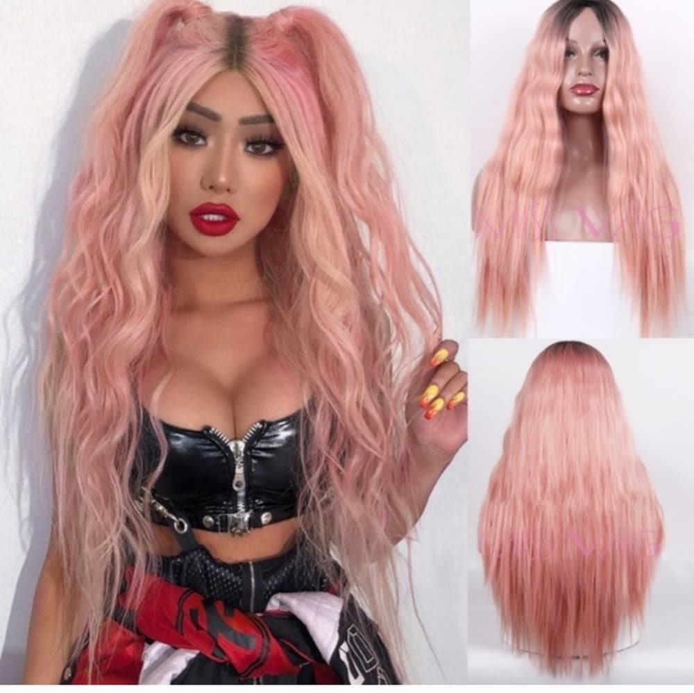 Pink Beauty Ombre Lace Front Wig