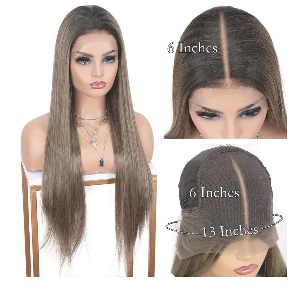 13x6 Brown Ombe Lace Front Wig 22-24 inches - Thumbnail 8