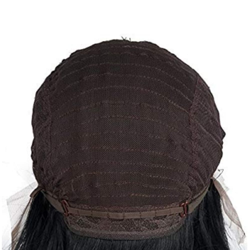 Ombre Black Gray Lace Front Wig - Thumbnail 5