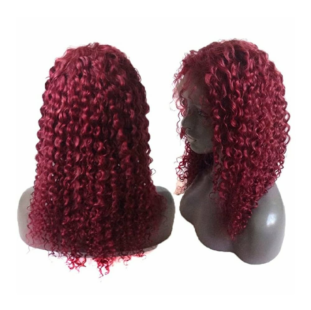 Burgundy Human Hair Full Lace Wig 16-18 inches!!