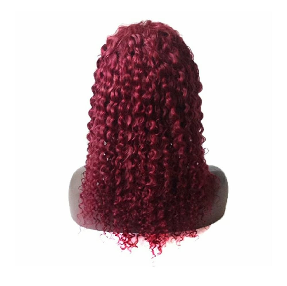 Burgundy Human Hair Full Lace Wig 16-18 inches!! - Thumbnail 4