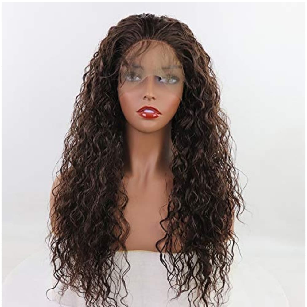Dark Brown Beauty Lace Front Wig - Thumbnail 4