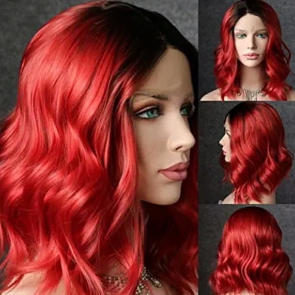 Red Beauty Lace Front Wig - Thumbnail 2