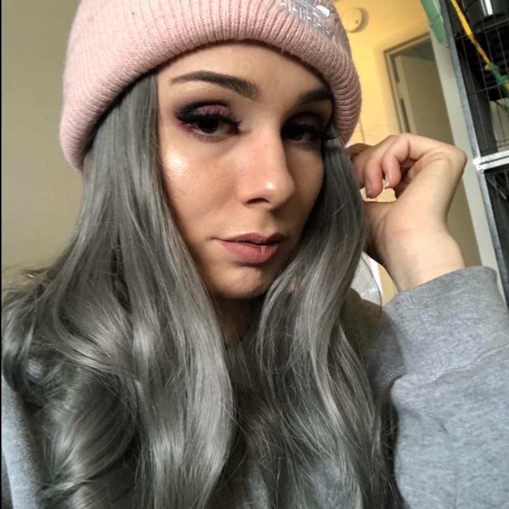Grey Beauty Wig - Thumbnail 4