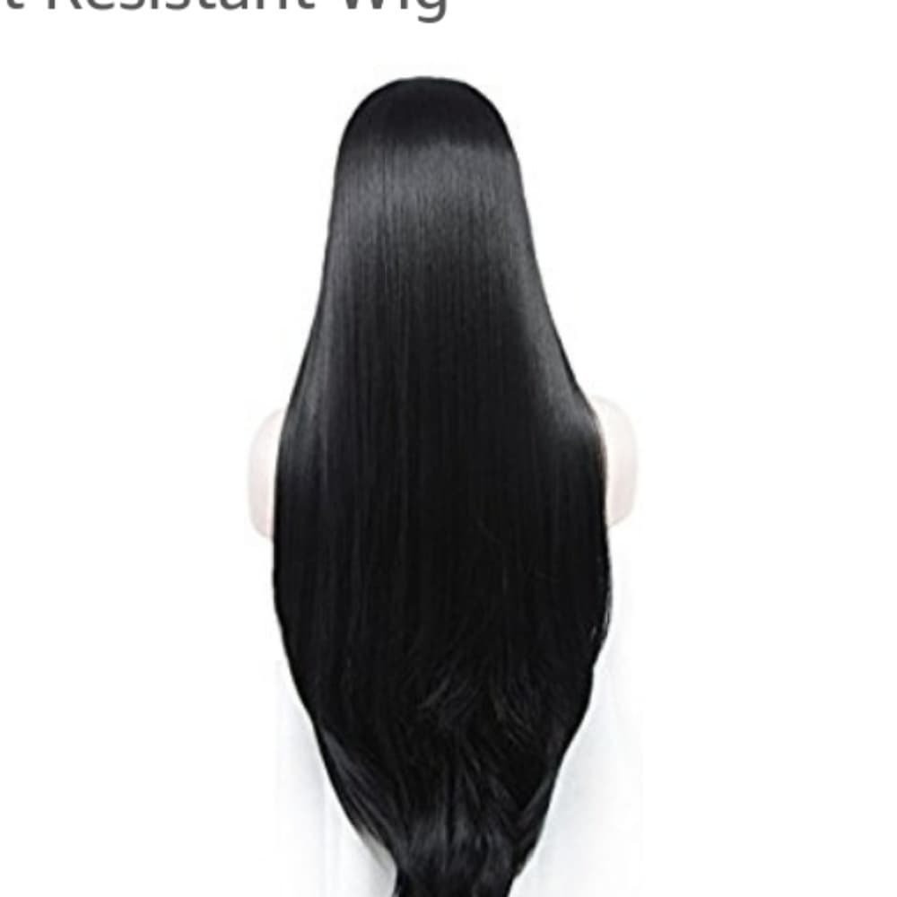 Black Straight Beauty Lace Front Wig - Thumbnail 3