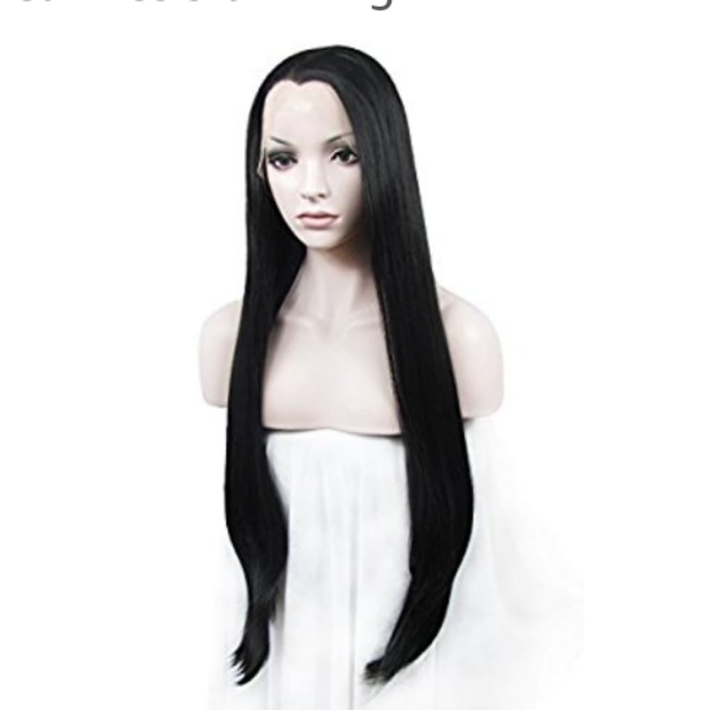 Black Straight Beauty Lace Front Wig - Thumbnail 5
