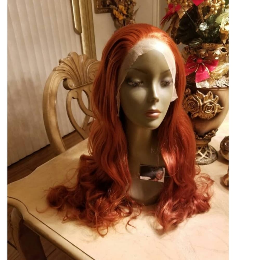Copper Red Beauty Lace Front Wig - Thumbnail 4